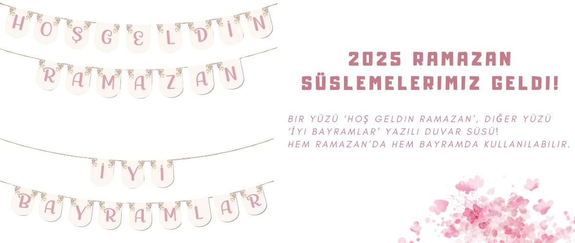 Ramzan süslemesi pembe