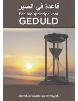 Een basisprincipe voor geduld Een basisprincipe voor geduld