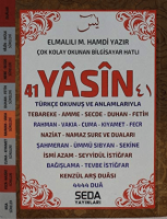 Çok Kolay Okunan Bilgisayar Hatlı 41 Yasin Çok Kolay Okunan Bilgisayar Hatlı 41 Yasin