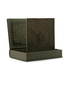 Rahle Boy Hakiki Deri Klasik Kutulu Kur'an-ı Kerim