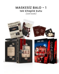 Maskesiz Balo 1 - Tek Kitaplık Kutu (Yan Boyamalı & Ciltli)
