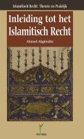 Inleiding tot het islamitische recht Inleiding tot het islamitische recht