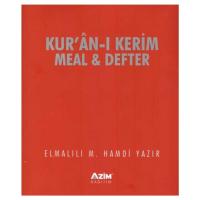 Kur’an-ı Kerim Meal ve Defter