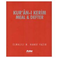 Kur'an-ı Kerim Meal ve Defter