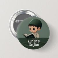 Kurana Gectim Erkek - İğneli Broş