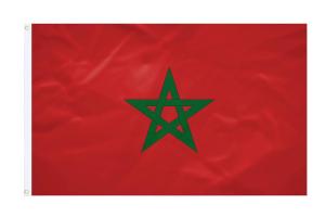 Bayrak - Marokko 70 x 105 cm - Middelgroot