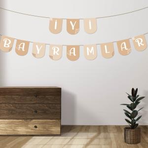 İyi Bayramlar Süsleme - Pastel İyi Bayramlar Süsleme - Pastel