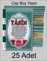 41 Yasin Cep Boy  (25 ADET) QR kodla sesli