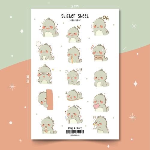 Dino Nino – Dinozor Temalı Sticker Seti