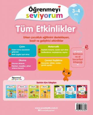 Öğrenmeyi Seviyorum – Tüm Etkinlikler 3-4 Yaş Kollektif