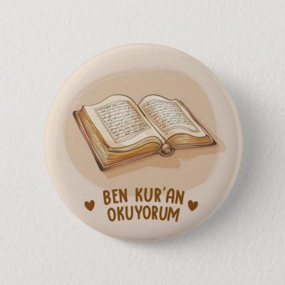 Ben Kur’an Okuyorum - İğneli Broş