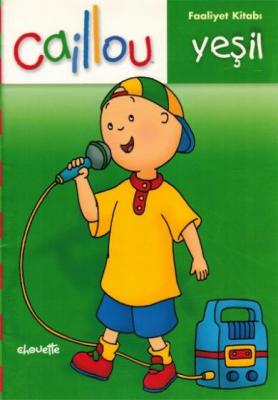 Caillou Faliyet Kitabı Yeşil