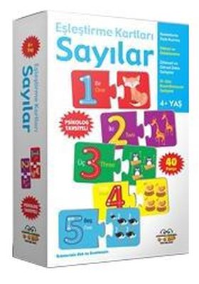 Eşleştirme Kartları - Sayılar 6+ Yaş