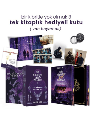 Bir Kibritle Yok Olmak 3 - Hediyeli Yan Boyamalı Kutu Özge Naz