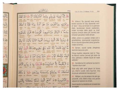 Rahle Boy Muhtasar Kelime Mealli Kur'an (Yeşil, Mühürlü)