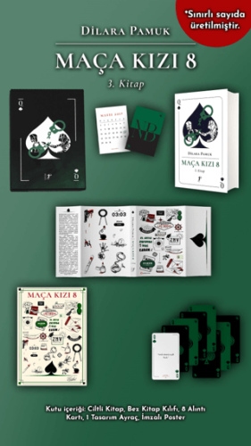 Maça Kızı 8 - 3. Kitap Kutulu (Ciltli) Dilara Pamuk