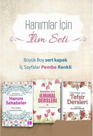 Hanımlar İçin İlim Seti (3 Kitap Ciltli) Necmeddin Salihoğlu