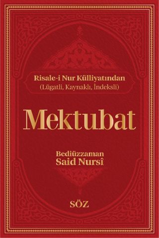 Mektubat (Büyük Boy - İki Renk) Bediüzzaman Said Nursi
