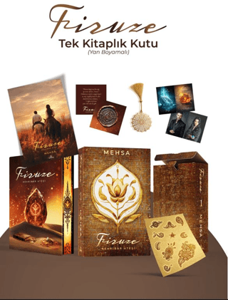 Firuze 1: Kehribar Ateşi – Tek Kitaplık Kutu Yan Boyamalı Mehsa