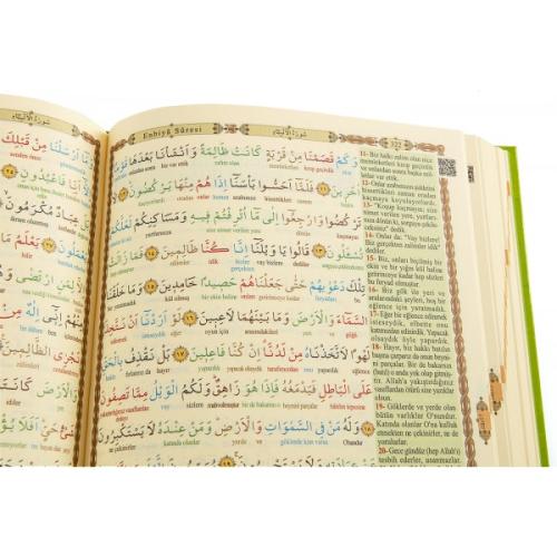 Kuranı kerim Kelime Altı Meali - Bilgisayar Hatlı (Cami Boy)