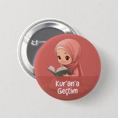 Kur'ana Geçtim Kız 2 - İğneli Broş