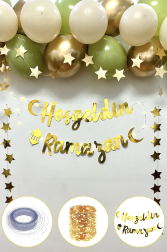 7 Parçalı Büyük Ramazan Süsleme Seti