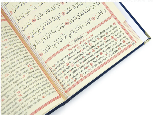 İsim Baskılı Ciltli Yasin Kitabı - Orta Boy - Mavi