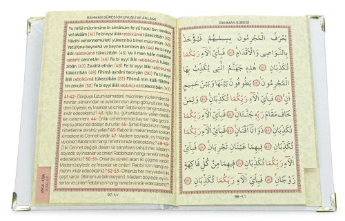 İsim Baskılı Ciltli Yasin Kitabı - Çanta Boy - Beyaz