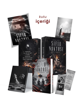 Sıfır Noktası 3: Ateş Sarmalı - (Hediyeli Kutu & Ciltli) Gizem Yiğit